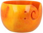 Scheepjes Yarn Bowl - Oranje Parelmoer effect - 13x8cm, Hobby en Vrije tijd, Breien en Haken, Ophalen of Verzenden, Nieuw