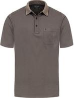 Casa Moda Polo Stretch Melange Taupe maat M Heren, Overige kleuren, Nieuw, Casa Moda, Verzenden