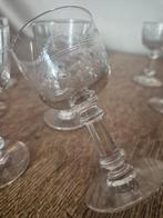 Val Saint Lambert - Tafelservies (10) - Wijnglas - Glas,, Antiek en Kunst