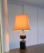 Lamp - Hout, Messing, Plastic - Le Dauphin-stijl