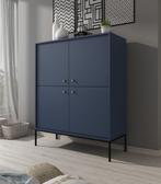 Dressoir Goud Blauw - 104x83x125 cm, Huis en Inrichting, Nieuw, 25 tot 50 cm, 100 tot 150 cm, Modern