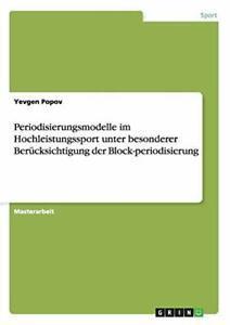 Periodisierungsmodelle im Hochleistungssport un. Popov,, Boeken, Sportboeken, Zo goed als nieuw, Verzenden