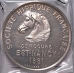 Frankrijk. Societa Ippica Francese.Medaglia in argento 1881