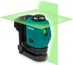 Tweedekans | VONROC Kruislijnlaser - 360° - groen - 4V accu, Doe-het-zelf en Verbouw, Gereedschap | Overige machines, Ophalen of Verzenden