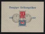 Danzig 1937 - Blok met plaatfout, eerstdagsstempel - Michel, Postzegels en Munten, Postzegels | Europa | Duitsland, Gestempeld