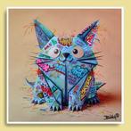 BLACH (Maxime Blachère) - Blue Cat Oner Origami Graffiti –