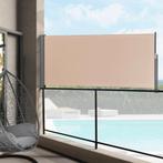 Windscherm uittrekbaar zijluifel 100x300 cm zandkleurig