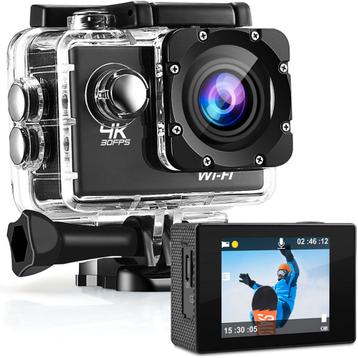 Strex Action Camera 4K 16MP - 60FPS / 30M Waterdicht / WiFi