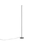 Design vloerlamp zwart incl. LED met touch dimmer - Clutch, Huis en Inrichting, Lampen | Vloerlampen, Nieuw, Overige materialen