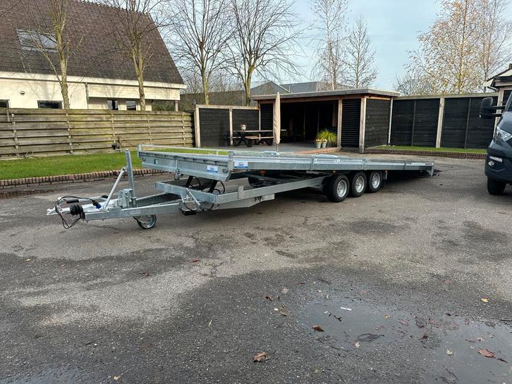 Kantelbare autoambulance / autotransporter,  600x225, Auto diversen, Aanhangers en Bagagewagens, Nieuw, Ophalen