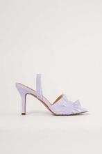 NA-KD Ruffled Vrouwen Sandalen - Lilac - Maat 38, Kleding | Dames, Schoenen, Verzenden, Nieuw