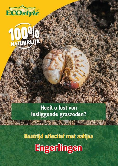 Ecostyle aaltjes h tegen engerlingen 250 miljoen 500 m2, Tuin en Terras, Bestrijdingsmiddelen, Nieuw, Verzenden