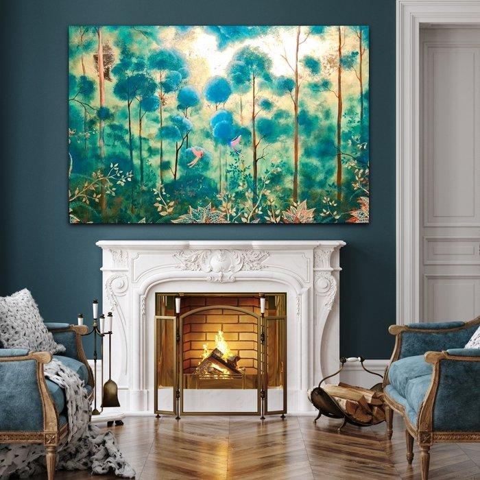 Fabrizio Salzano - Forest lullaby XXL 150X100, Antiek en Kunst, Kunst | Schilderijen | Modern