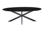 Oslo Black Oval 210 cm-12542, Huis en Inrichting, Tafels | Eettafels, Ophalen of Verzenden, Nieuw