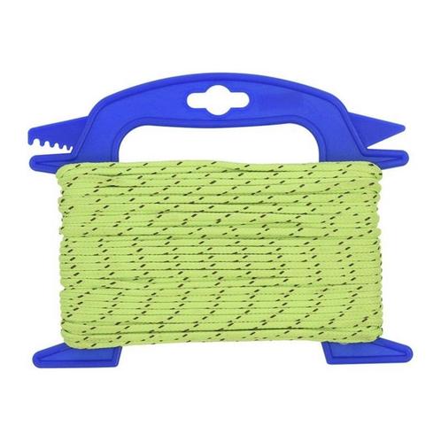 ProPlus Glow-in-the-dark scheerlijn - 4 mm dik - 20 meter..., Caravans en Kamperen, Kampeeraccessoires, Nieuw, Ophalen of Verzenden