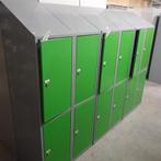 Set 12-deurs lockerkasten - met extra grote groene deuren, Huis en Inrichting, Kasten | Lockerkasten, Ophalen of Verzenden, Nieuw