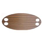 HPL Teak Inleg voor Ovale Boottafel, Watersport en Boten, Ophalen of Verzenden, Nieuw