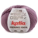 Katia Merino 100% - 80 pastelviolet - Wol Garen, Hobby en Vrije tijd, Breien en Haken, Ophalen of Verzenden, Nieuw