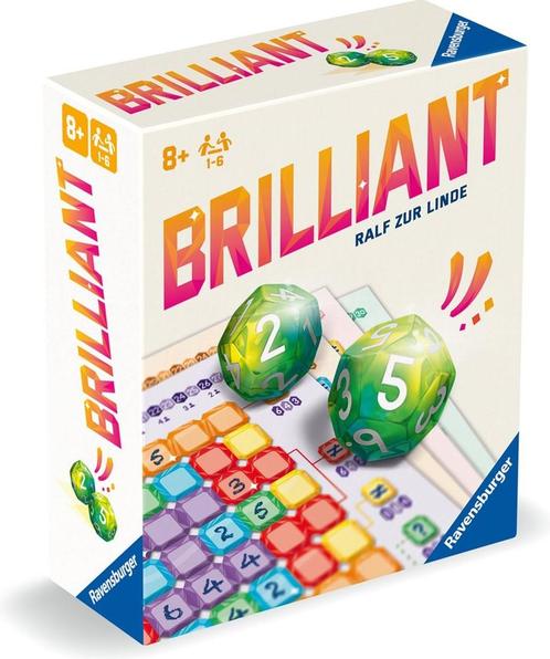 Brilliant - Dobbelspel | Ravensburger - Dobbelspellen, Hobby en Vrije tijd, Gezelschapsspellen | Bordspellen, Nieuw, Verzenden