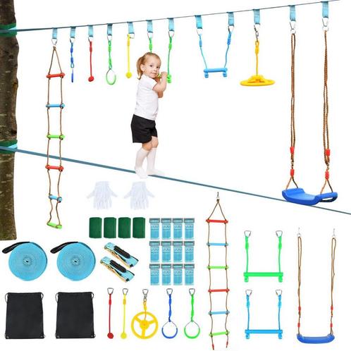 Trendmix Ninja Warrior Set 15 meter met 9 obstakels -, Kinderen en Baby's, Speelgoed | Overig, Ophalen of Verzenden