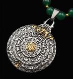 Emeraude - Boeddhistische ketting - Melong - Bescherming, Antiek en Kunst