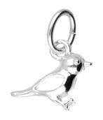 Zilveren Mus vogel klein kettinghanger, Verzenden, Nieuw