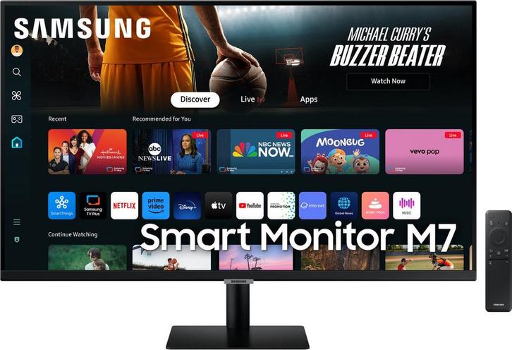Samsung Smart M7 LS32DM702UUXEN - 4K - VA-paneel - 32 inch, Computers en Software, Monitoren, Verzenden