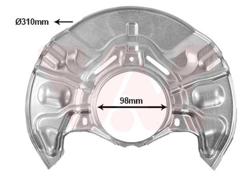 REMSCHIJF BESCHERMER VOOR TOYOTA AVENSIS T25 2003-2006, Auto-onderdelen, Remmen en Aandrijving, Nieuw, Ophalen of Verzenden