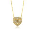 Ketting met hanger - 18 karaat Geel goud - 1.26ct. tw. Geel