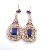 Zonder minimumprijs - Oorbellen - 9 kt. Roségoud, Zilver, Nieuw