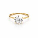 Zonder minimumprijs - Ring - 14 karaat Geel goud - 1.08ct., Nieuw