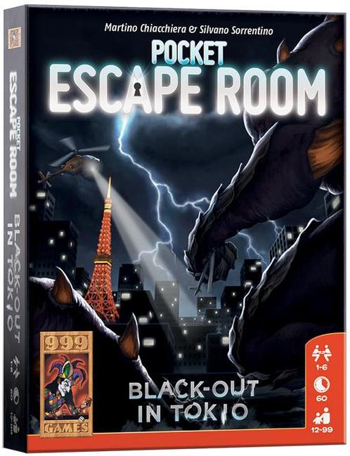 Pocket Escape Room - Black-Out in Tokio | 999 Games -, Hobby en Vrije tijd, Gezelschapsspellen | Kaartspellen, Nieuw, Verzenden