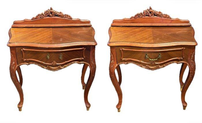Bijzettafel (2) - Walnoot - Lodewijk XV-stijl, Antiek en Kunst, Antiek | Overige Antiek