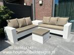 Steigerhout Hoekbank Loungebank Tuinbank Loungeset Kussens !, Ophalen of Verzenden, Nieuw, Hout
