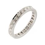 Statement ring - 18 karaat Witgoud Diamant (Natuurlijk), Sieraden, Tassen en Uiterlijk, Antieke sieraden