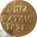 Nederlands-Indië. Willem I. Halve duit of 5-1/32 Gulden 1821, Postzegels en Munten, Munten | Nederland