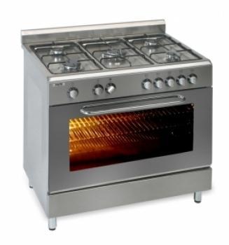 5 pits gasfornuis met elekr. oven, Zakelijke goederen, Horeca | Keukenapparatuur, Nieuw zonder verpakking, Ophalen of Verzenden