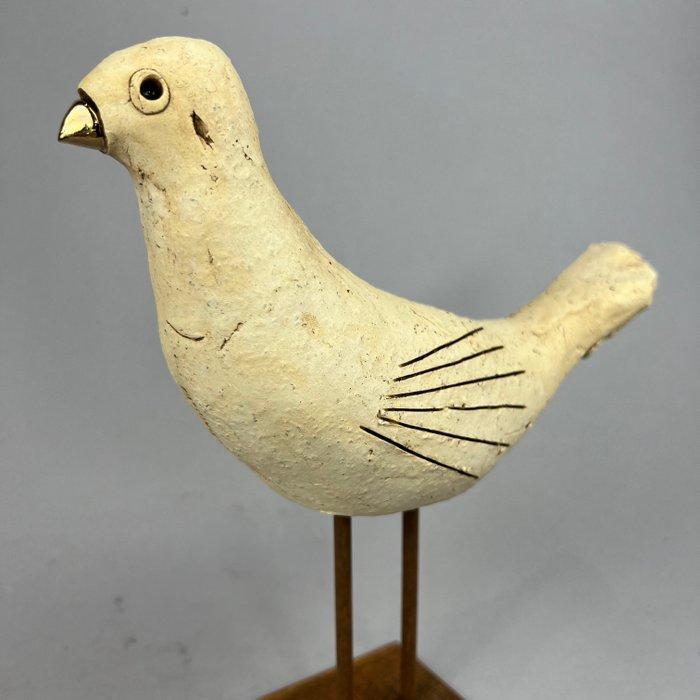 Ewa Budzowska - The bird- big- (with 24carat gold), Antiek en Kunst, Kunst | Designobjecten