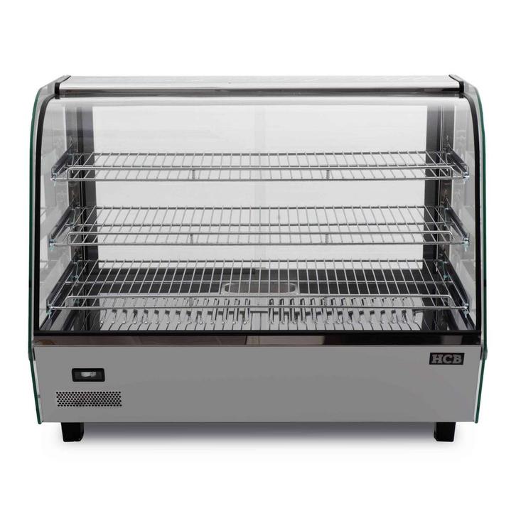 HCB Warmhoudvitrine - 160 liter - 86 cm - 230V - RVS, Zakelijke goederen, Horeca | Keukenapparatuur, Nieuw in verpakking, Overige typen