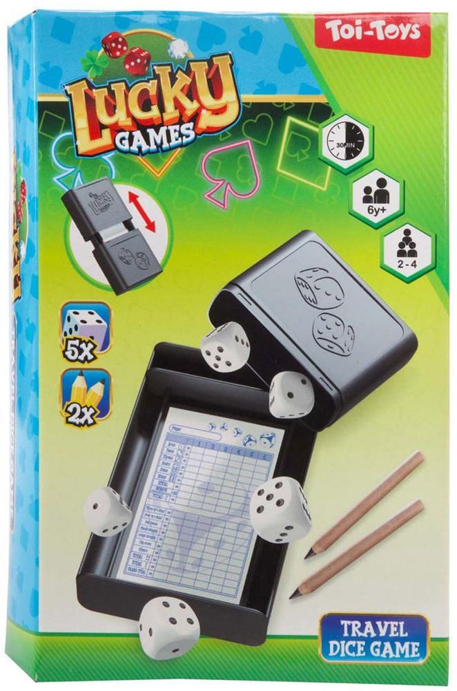 Lucky Games - Dobbelspel | Toi-Toys - Dobbelspellen, Hobby en Vrije tijd, Gezelschapsspellen | Bordspellen, Nieuw, Verzenden