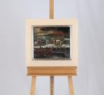 Hubert de Vries (1899-1979) - Dorp aan het water, Antiek en Kunst, Kunst | Schilderijen | Klassiek