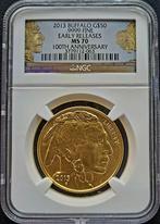Gouden American Buffalo 1 oz 2013 NGC MS70, Postzegels en Munten, Munten | Amerika, Goud, Losse munt, Verzenden, Midden-Amerika