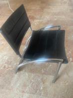 Elam - Gae Aulenti - Lira - Stoel (4) - Leder, Staal -