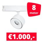*TIP* LED Railverlichting Ultimo Wit 8 spots + 8M rails, Zakelijke goederen, Kantoor en Winkelinrichting | Winkel en Inventaris