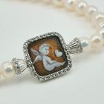 Zilver - Armband - Parel en schelpen, Antiek en Kunst