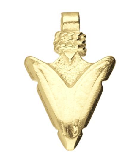 Gouden Pijlpunt klein kettinghanger, Sieraden, Tassen en Uiterlijk, Kettinghangers, Verzenden