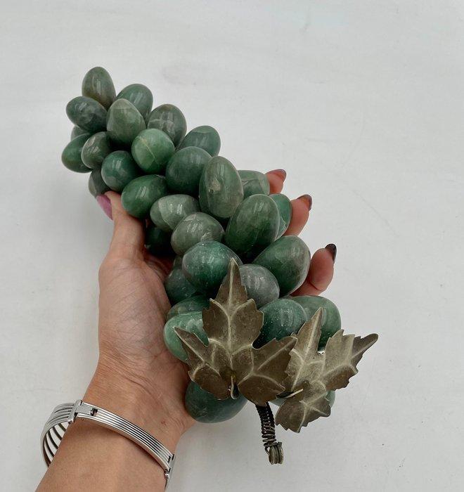 sculptuur, Luxurious Polished Stone Grape Cluster - Big,, Antiek en Kunst, Curiosa en Brocante