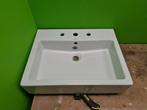 Duravit Wastafel  60x46 cm 3 kraangaten wundergliss, Ophalen of Verzenden, Nieuw, Chroom, Kraan