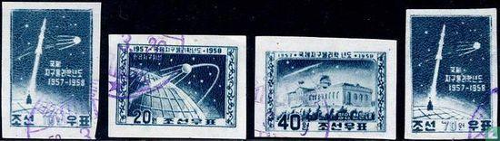 Noord-Korea - Internationaal geofysisch jaar - 1958, Postzegels en Munten, Postzegels | Azië, Postfris, Verzenden