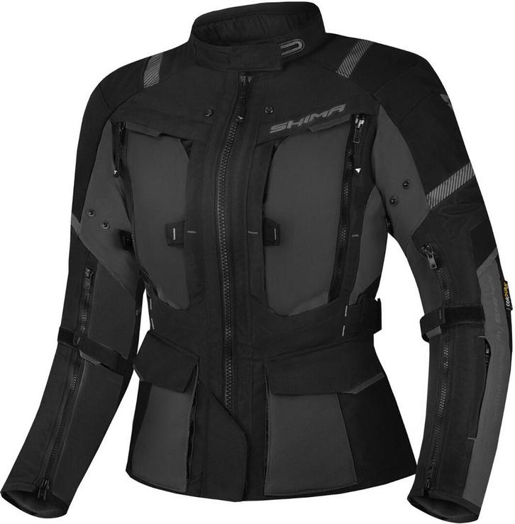 SHIMA Hero 2.0 Waterproof Dames Zwart Textiele Motorjas, Motoren, Kleding | Motorkleding, Dames, Nieuw met kaartje, Jas | textiel
